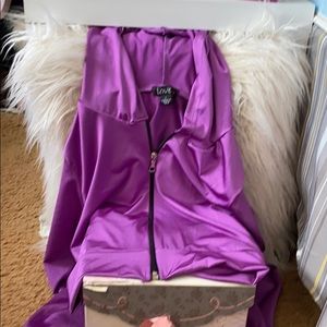 Satin Love brand crop jacket